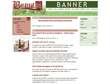 Tablet Screenshot of boraszat.hu